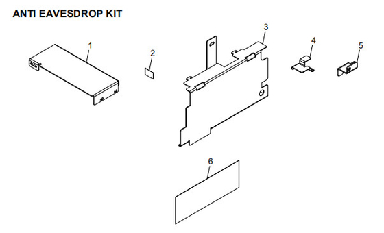ATM Spare Parts NCRANTI EAVESDROP KIT