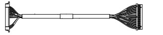 ATM Spare Parts 445-0749527 LVDS HARNESS 600MM