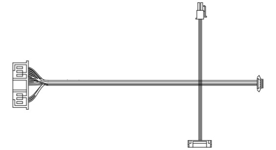 445-0750127 UPPER MODULE BRM HARNESS