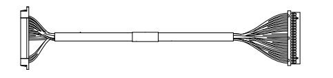 ATM Machine Parts 445-0743831 LVDS HARNESS, 1200MM