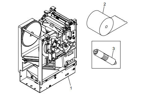 ATM Machine Parts  THERMAL JOURNAL PRINTER  009-0023876