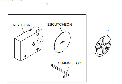 ATM Machine Parts  STANDARD LOCKS 009-0022660 445-0744803