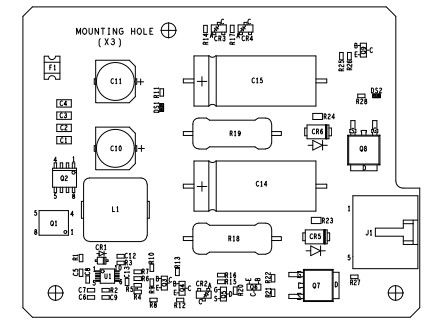 ATM Machine Parts 445-0736652 SPS CONTROL DAUGHTER BOARD ASSEMBLY