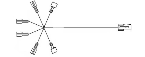 ATM Spare Parts NCR 445-0775666 Harness Interlock Adapter