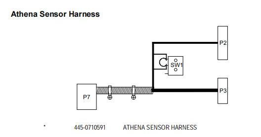 ATM Spare Parts NCR Athena Sensor Harness