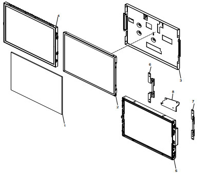 ATM Spare Parts   15 INCH DISPLAY   009-0031057