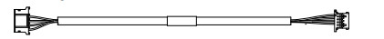 ATM Spare Parts   445-0755111 LVDS SUNLIGHT POWER HARNESS, 600MM