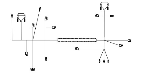 ATM Spare Parts   445-0759684 HARNESS: TRAY (REAR ACCESS)