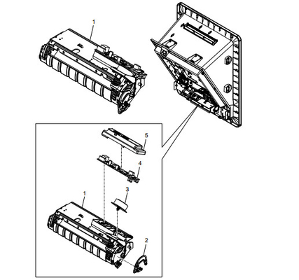 ATM Spare Parts    445-0761229 SHUTTER ASSEMBLY, MOTOR UPPER, RHS STRENGTHEN  SLOT