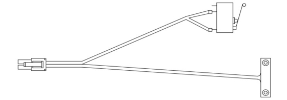 445-0693903 UX ALARM DOOR SWITCH HARNESS