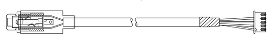009-0028845 AUDIO BREAKOUT HEADER CABLE ASSEMBLY