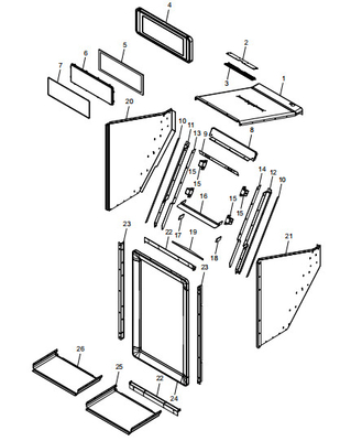 Streamlined CABINETRY ASSEMBLY ATM Machine Parts