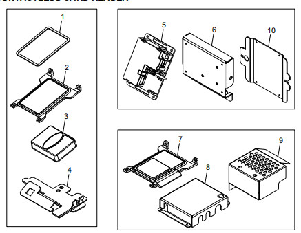 CONTACTLESS CARD READER ATM Machine Parts