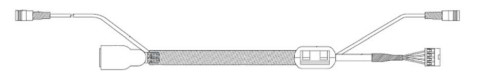 009-0027831 USB CONTACTLESS CARD READER (INTEGRATED RF AND  LED CONTROL) CABLE - SHORT VERSION