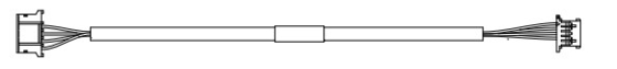 ATM Machine Parts 445-0743832 LVDS POWER HARNESS, 1200MM