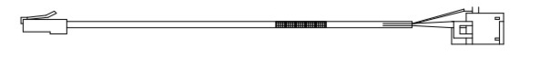 ATM Machine Parts   445-0670809 MODEM 8 WAY HARNESS
