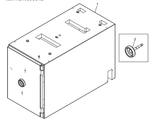 ATM Machine Parts  CEN 1 ENCLOSURE 445-0743214  445-0682155